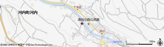 熊本県熊本市西区河内町河内1964周辺の地図