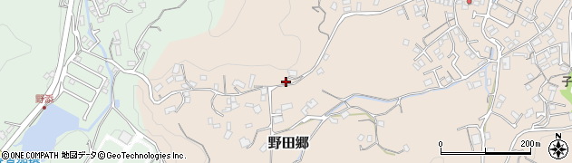 長崎県西彼杵郡時津町野田郷1606周辺の地図