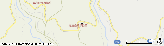 熊本県阿蘇郡高森町矢津田210周辺の地図