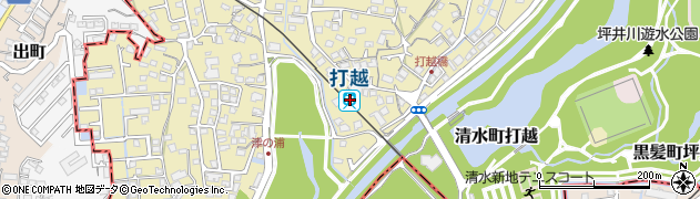 打越駅周辺の地図