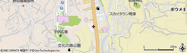 ユニクロケイズタウン長崎時津店駐車場周辺の地図