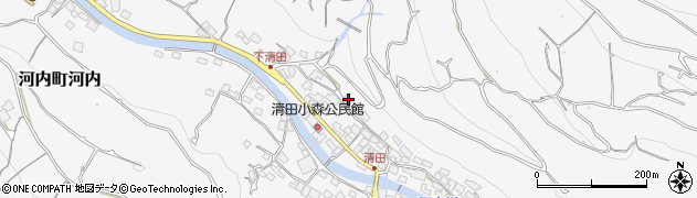 熊本県熊本市西区河内町河内3128周辺の地図