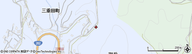 長崎県長崎市三重田町2625周辺の地図
