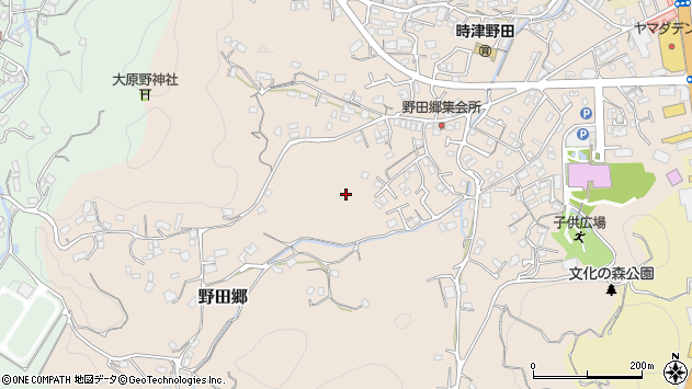 〒851-2104 長崎県西彼杵郡時津町野田郷の地図