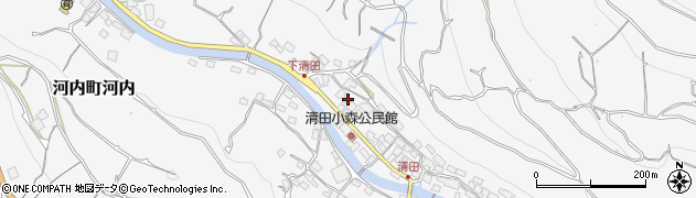 熊本県熊本市西区河内町河内3026周辺の地図