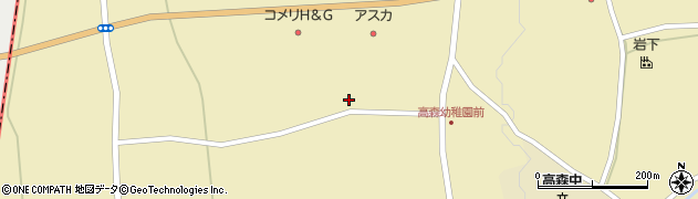 熊本県阿蘇郡高森町高森1980周辺の地図