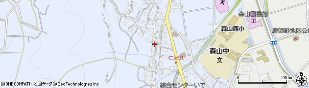 長崎県諫早市森山町下井牟田1580周辺の地図