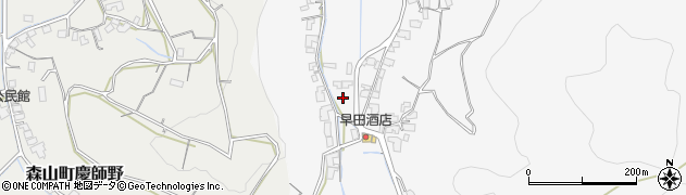 長崎県諫早市森山町本村周辺の地図
