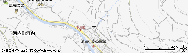熊本県熊本市西区河内町河内3008周辺の地図