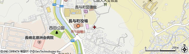 長崎県西彼杵郡長与町嬉里郷594周辺の地図