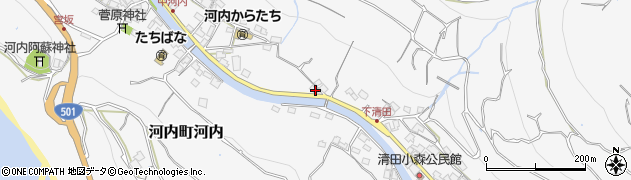 熊本県熊本市西区河内町河内2983周辺の地図