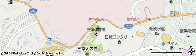 長崎市役所　北総合事務所老人憩の家長崎市立舞の浜荘周辺の地図