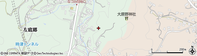 長崎県西彼杵郡時津町左底郷1188周辺の地図