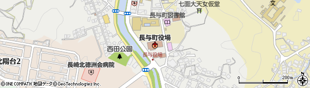 長崎県長与町（西彼杵郡）周辺の地図