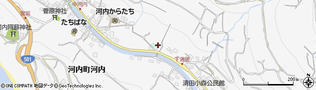 熊本県熊本市西区河内町河内2991周辺の地図