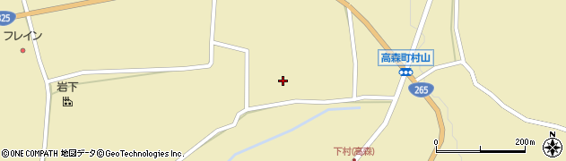 熊本県阿蘇郡高森町高森2351周辺の地図