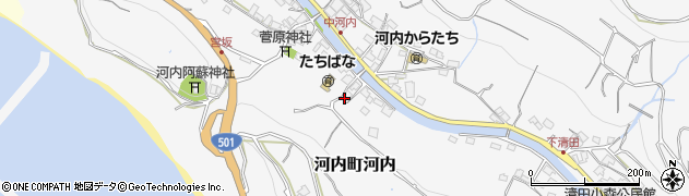 熊本県熊本市西区河内町河内2166周辺の地図