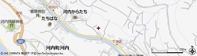 熊本県熊本市西区河内町河内2988周辺の地図