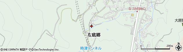 長崎県西彼杵郡時津町左底郷1041周辺の地図