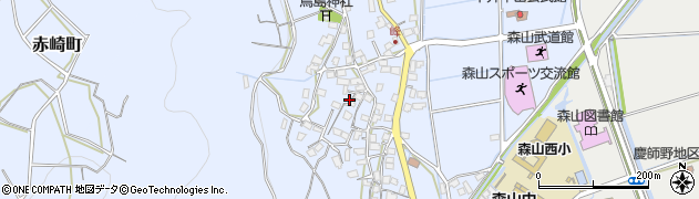長崎県諫早市森山町下井牟田1536周辺の地図