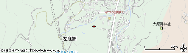 長崎県西彼杵郡時津町左底郷周辺の地図