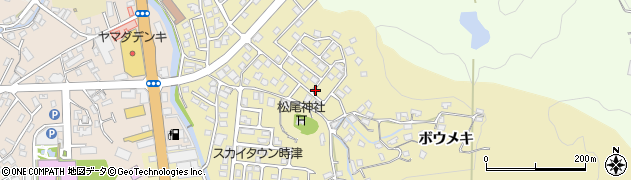 元村下街区公園周辺の地図
