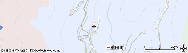長崎県長崎市三重田町ロ周辺の地図