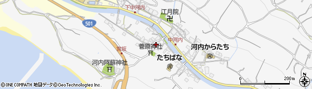 熊本県熊本市西区河内町河内2180周辺の地図