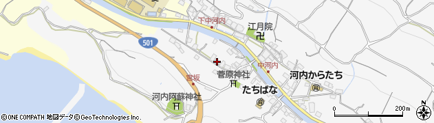 熊本県熊本市西区河内町河内2368周辺の地図