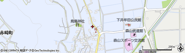長崎県諫早市森山町下井牟田1516周辺の地図