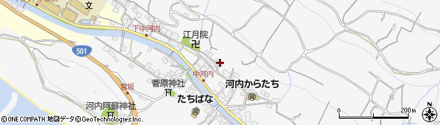 熊本県熊本市西区河内町河内2644周辺の地図