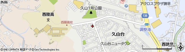 長崎県諫早市久山台64周辺の地図