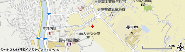 長崎県西彼杵郡長与町丸田郷43周辺の地図