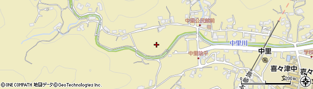 長崎県諫早市多良見町中里周辺の地図
