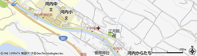 熊本県熊本市西区河内町河内2394周辺の地図