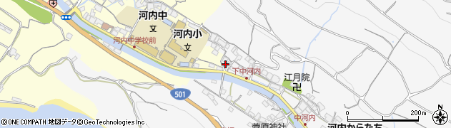 熊本県熊本市西区河内町河内2377周辺の地図