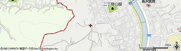 長崎県西彼杵郡長与町嬉里郷166周辺の地図