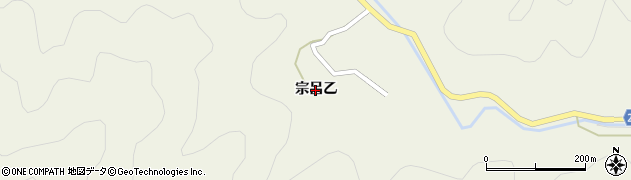 高知県土佐清水市宗呂（乙）周辺の地図
