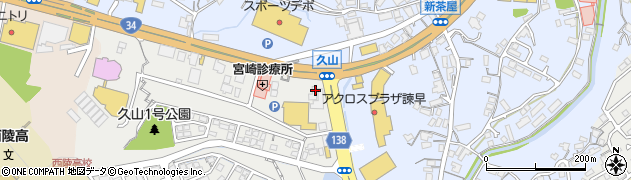 長崎県諫早市久山台6周辺の地図