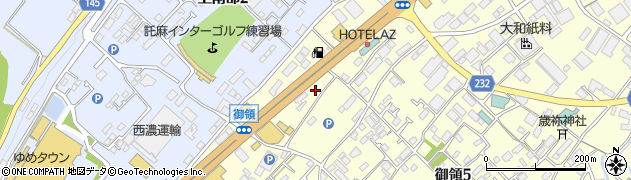 ミニミニＦＣ　熊本インター店周辺の地図