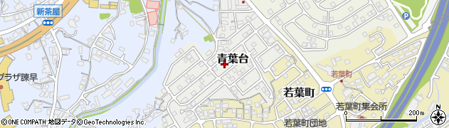 長崎県諫早市青葉台周辺の地図