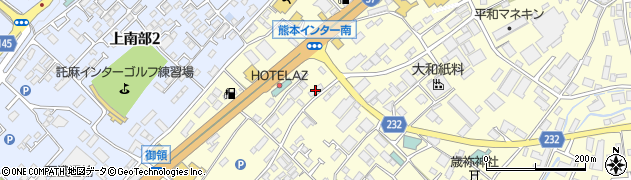昭和建設株式会社熊本展示場周辺の地図