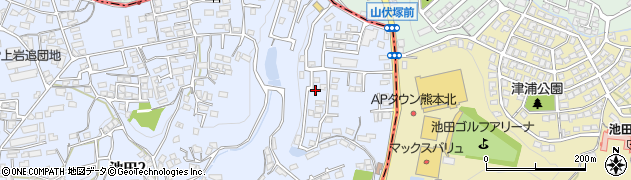池田二丁目東公園周辺の地図