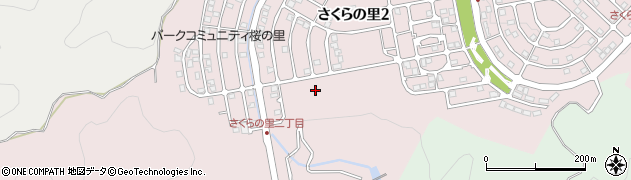 長崎県長崎市さくらの里周辺の地図
