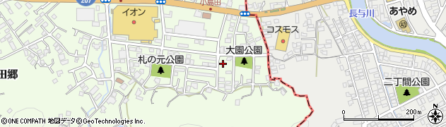 日本イエス・キリスト教団　長崎めぐみ教会周辺の地図