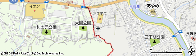 長崎県西彼杵郡長与町嬉里郷11周辺の地図