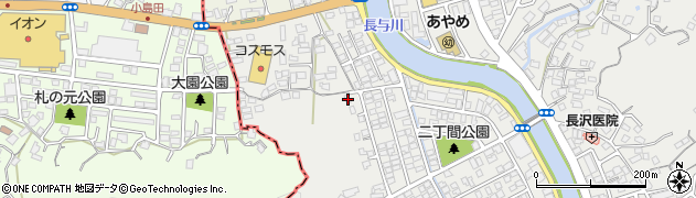 長崎県西彼杵郡長与町嬉里郷83周辺の地図