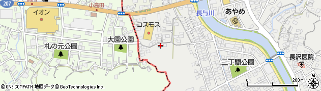 長崎県西彼杵郡長与町嬉里郷32周辺の地図