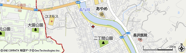 長崎県西彼杵郡長与町嬉里郷128周辺の地図