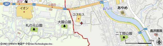長崎県西彼杵郡長与町嬉里郷35周辺の地図
